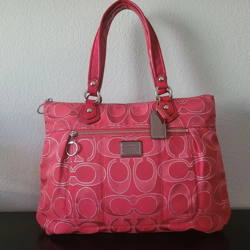 Coach Poppy Lurex Glam Signature Shoulder bag/Tote - Picture 13 of 16